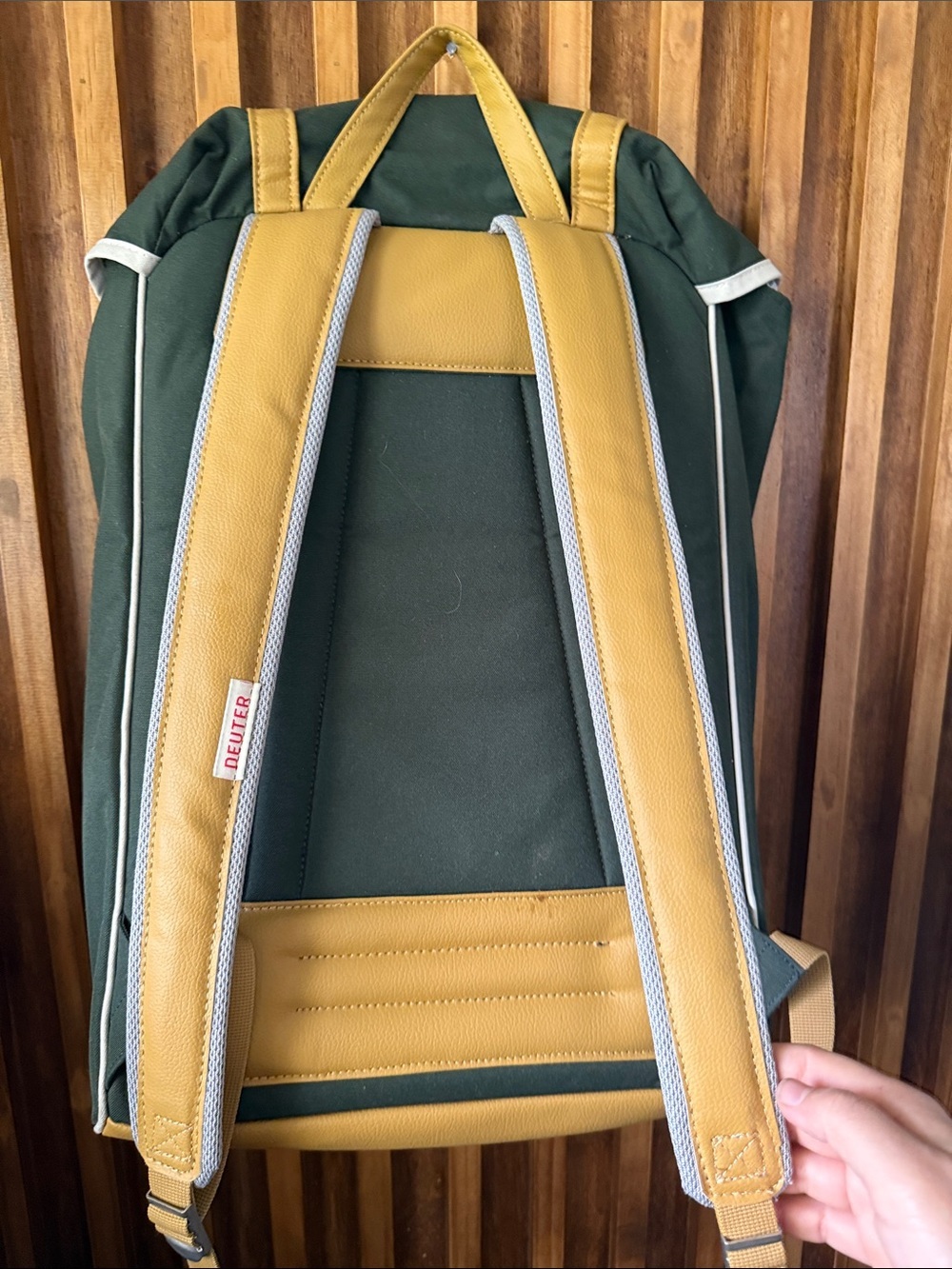 DUETER Innsbruck Back Pack. 22L Green Yellow - Picture 6 of 11